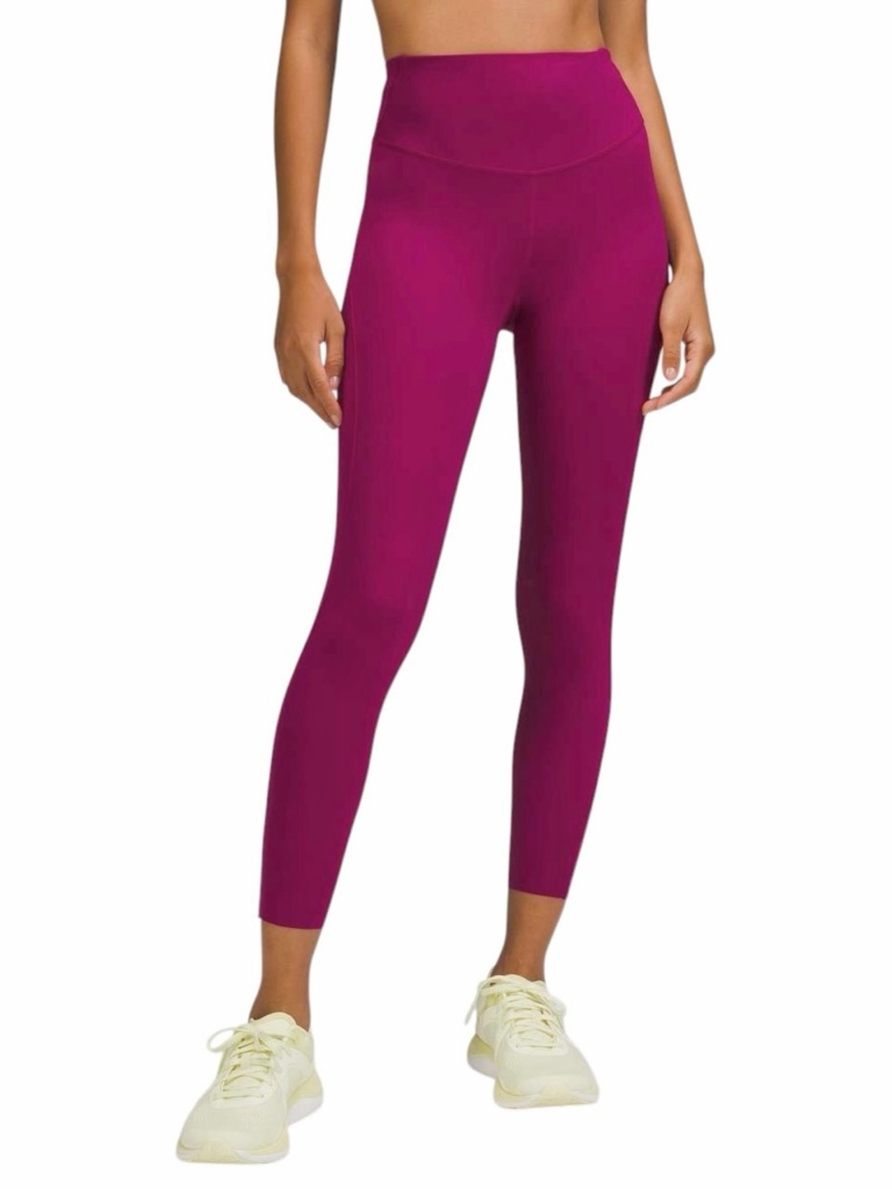 Base Pace High-Rise Running Tight Legging 25" Pink Purple Nulux Sz 10